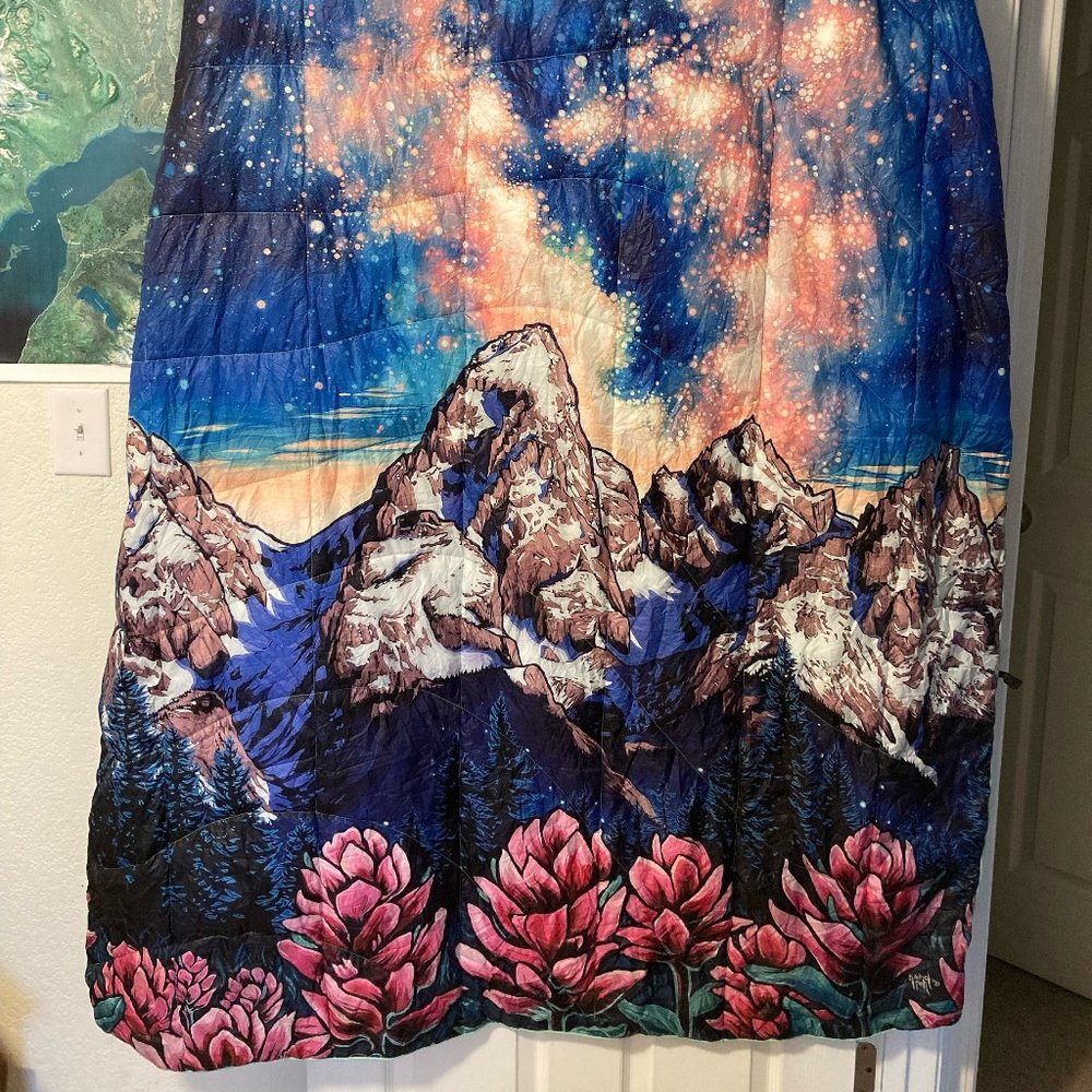 Rachel Pohl x Rumpl NanoLoft Puffy Blanket Teton Dreams
